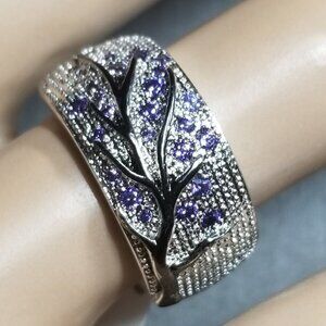 Selena Wedding/Mother's/Tree of Life Ring - Purple